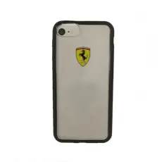 Ferrari - Ferrari Hardcase Mobilskal iPhone 7 / 8 / SE 2020 - Transparent / Svart
