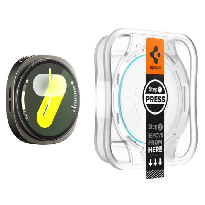 Spigen - [2-Pack] Spigen Galaxy Watch 8 (44mm) Härdat Glas Skärmskydd