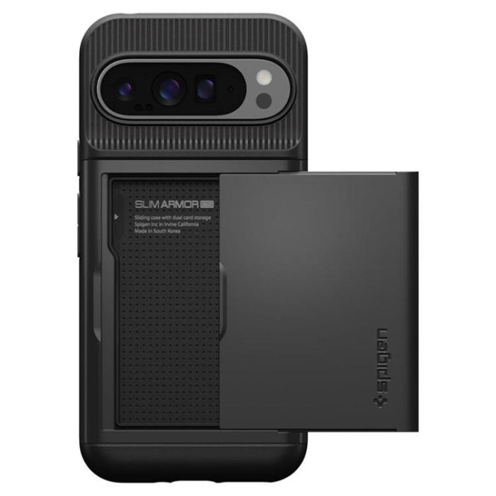 UTGATT - Spigen Google Pixel 9 Pro XL Mobilskal Slim Armor CS - Svart