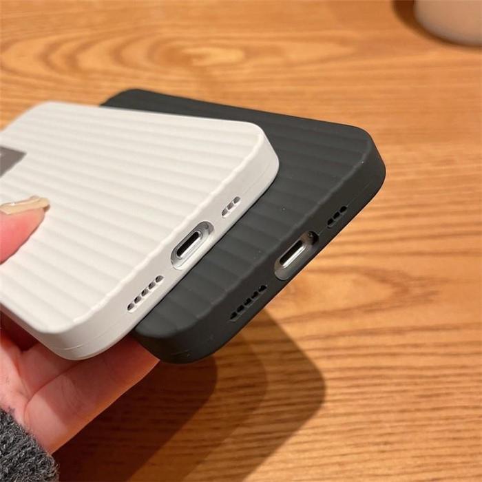 OEM - iPhone 14 Mobilskal Aurora Stripes - Lila