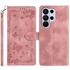 OEM - Samsung Galaxy S26 Ultra Fodral Konstl&auml;der Garden - Rosa