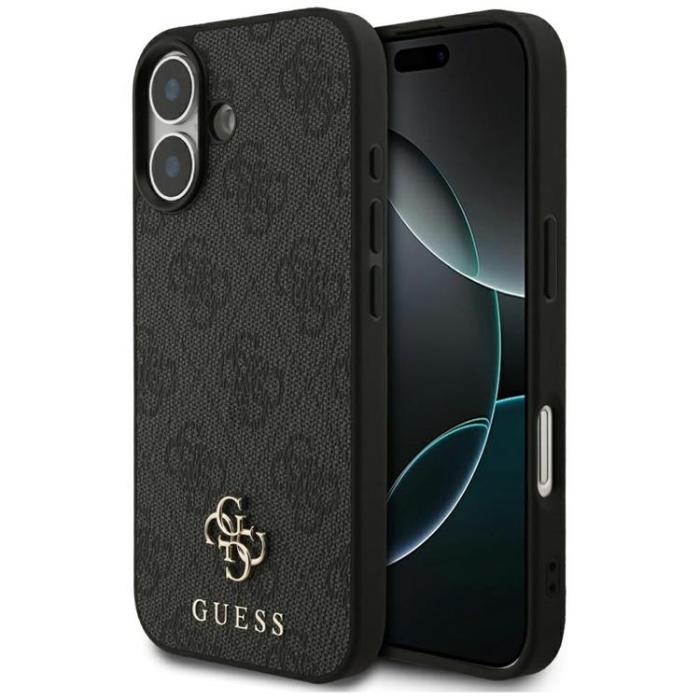 Guess - Guess iPhone 17 Mobilskal MagSafe 4G Small Classic Logo - Svart