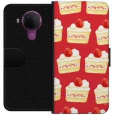 iSecrets - Pl&aring;nboksfodral till Nokia 5.4 med T&aring;rta