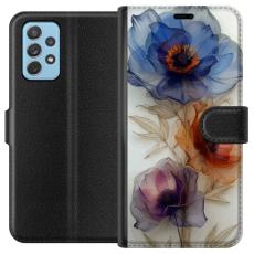iSecrets - Plånboksfodral till Samsung Galaxy A72 5G med Silkesblommor