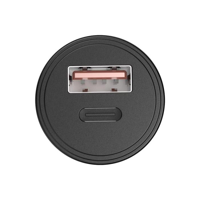 UTGATT5 - Choetech Billaddare USB-A Till USB-C 30W - Svart