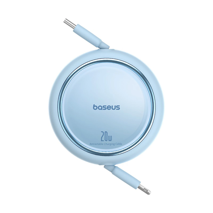 BASEUS - Baseus USB-C Till Lightning 20W 1m Kabel Free2Pull - Blå