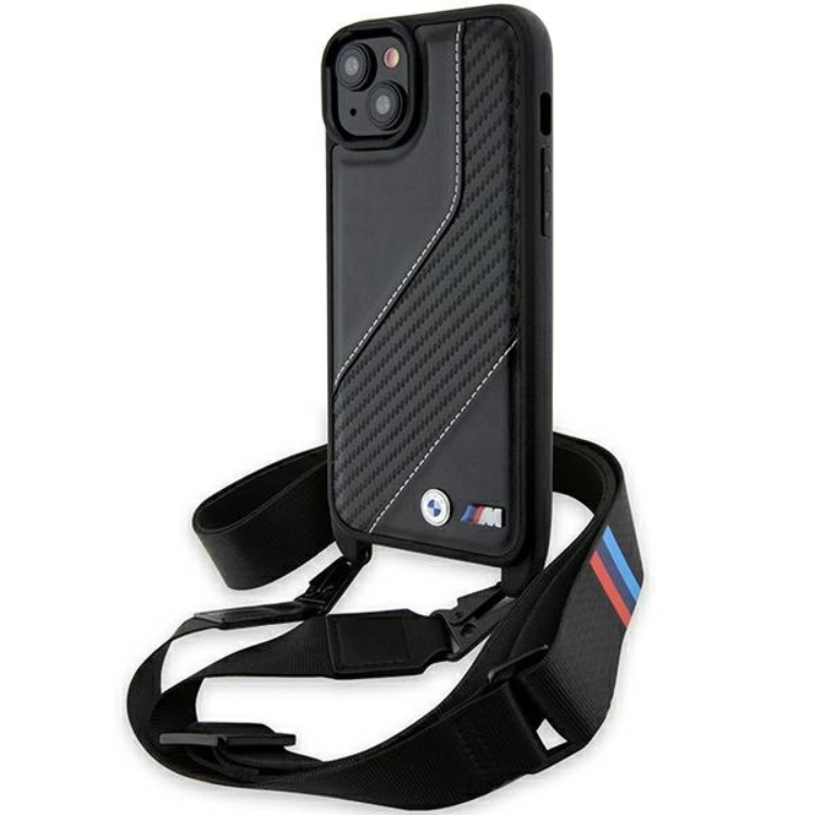 BMW iPhone 15/14/13 Halsbandsskal M Edition Carbon Stripe | 2353 | AlltMobil
