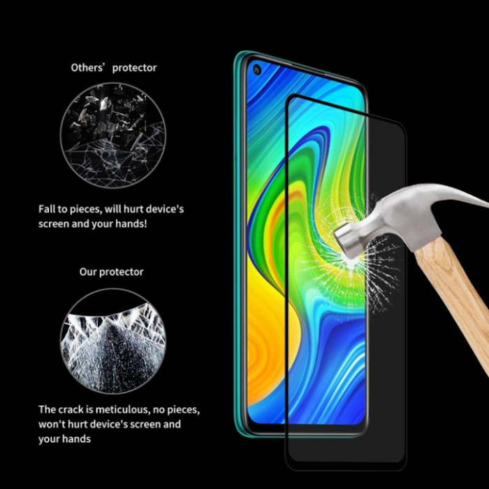 A-One Brand - [2-PACK] Xiaomi Redmi 10 4G (2021/2022) Härdat Glas Skärmskydd - Svart