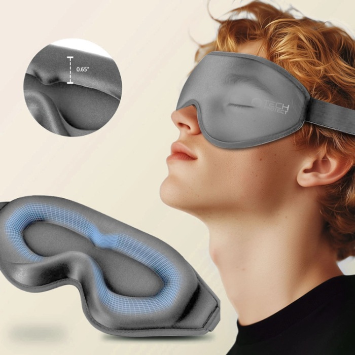 Tech-Protect - Tech-Protect Eyeshade Sömnmask - Grå