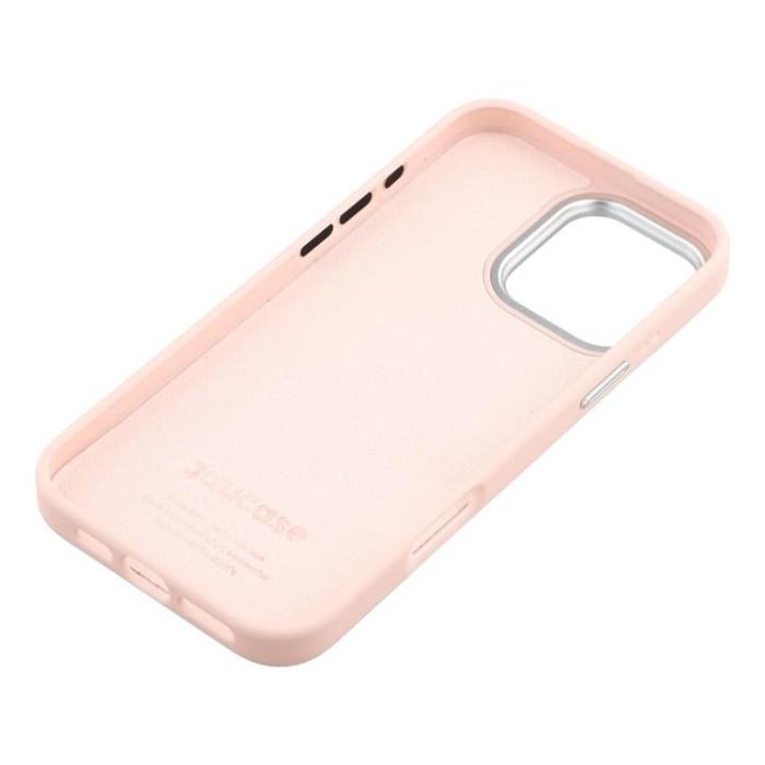 JAUCASE - JAUCASE iPhone 16 Pro Mobilskal MagSafe korthållare - Rosa
