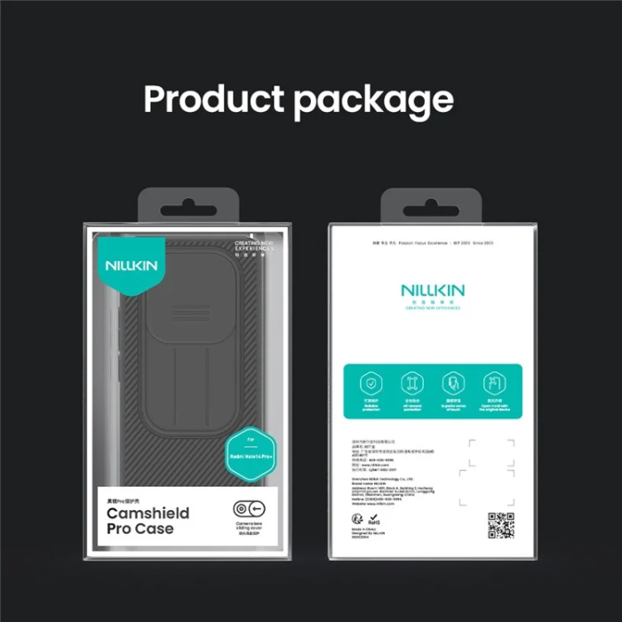 Nillkin - Nillkin Xiaomi Redmi Note 14 Pro Plus Mobilskal Camshield Pro