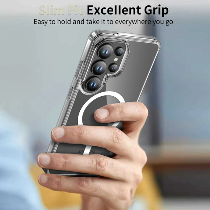 Tech-Protect - Tech-Protect Mobilskal För Galaxy S26 Ultra MagSafe Flexair Hybrid - Clear