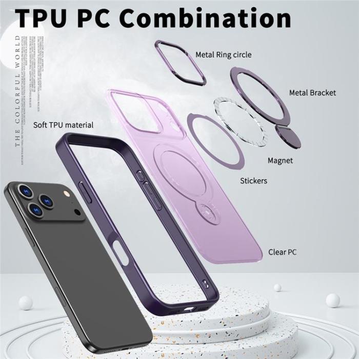 A-One Brand - iPhone 17 Pro Max Mobilskal MagSafe Rotating Kickstand