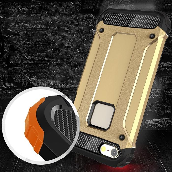 UTGATT5 - Hybrid Armor MobilSkal till iPhone 5/5S/SE - RoseGold