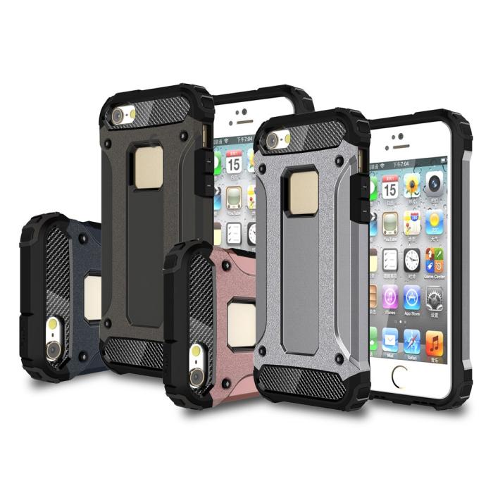 UTGATT5 - Hybrid Armor MobilSkal till iPhone 5/5S/SE - RoseGold