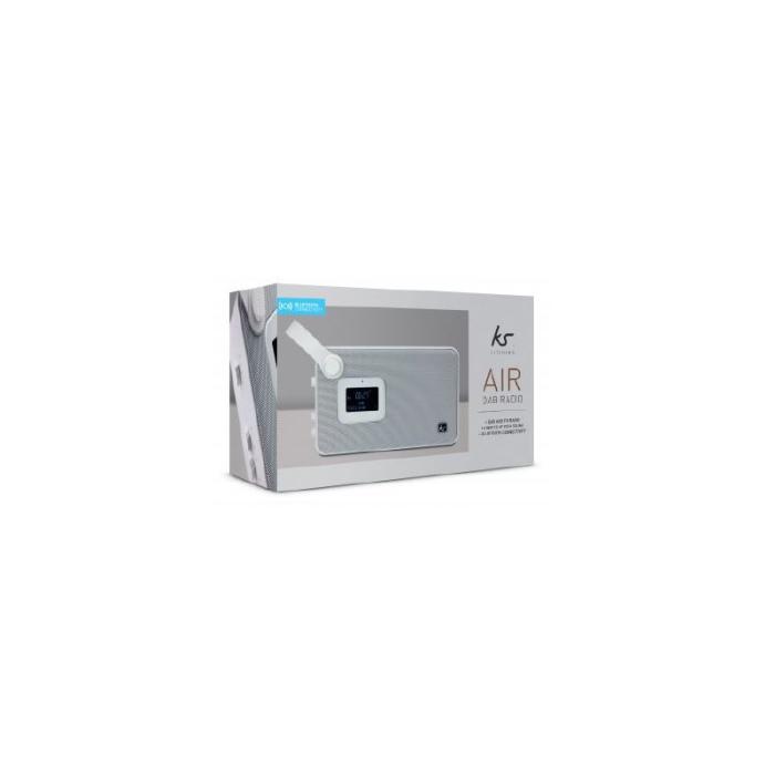 UTGATT5 - KITSOUND Radio Air Bluetooth Högtalare DAB+/FM - Vit