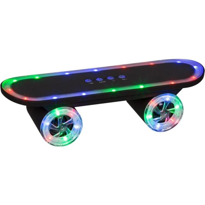 UTGATT5 - KITSOUND Högtalare Skateboard Blinkande Svart Bluetooth
