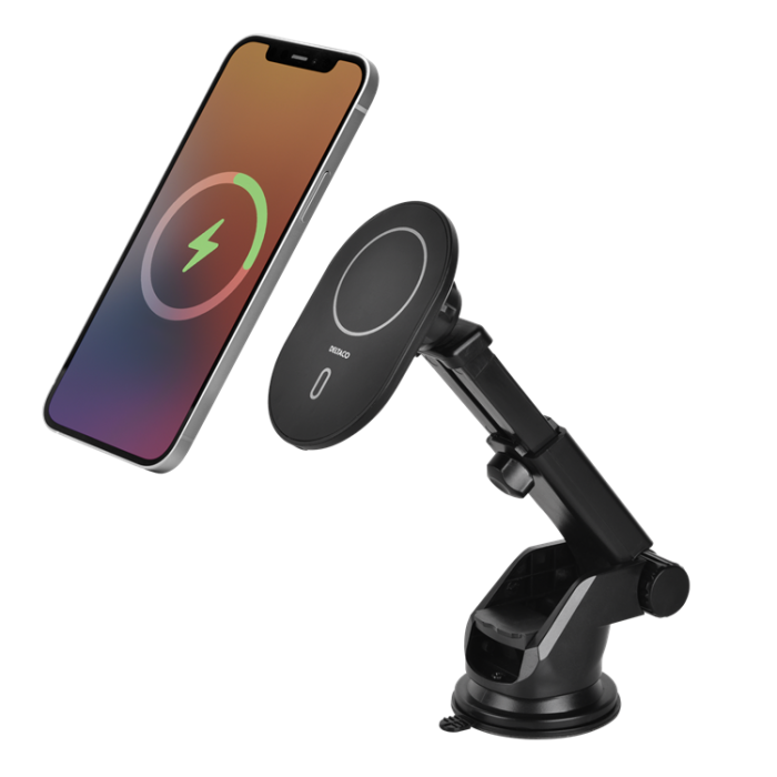 UTGATT1 - Deltaco Billaddare Trådlös Magnet - Svart