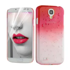 OEM - Raindrop Baksideskal till Samsung Galaxy S4 i9500 - (R&ouml;d)