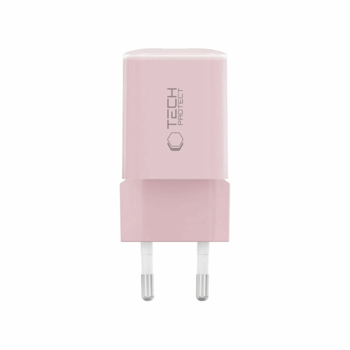 Tech-Protect - Tech-Protect Snabbladdare 33W NCM 2-Port QC3.0 - Rosa