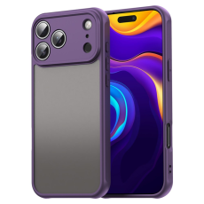 A-One Brand - iPhone 17 Pro Mobilskal Frostade krockkuddar Drop Proof - Lila