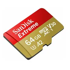 Sandisk - SanDisk Extreme 64 GB MicroSDXC minneskort