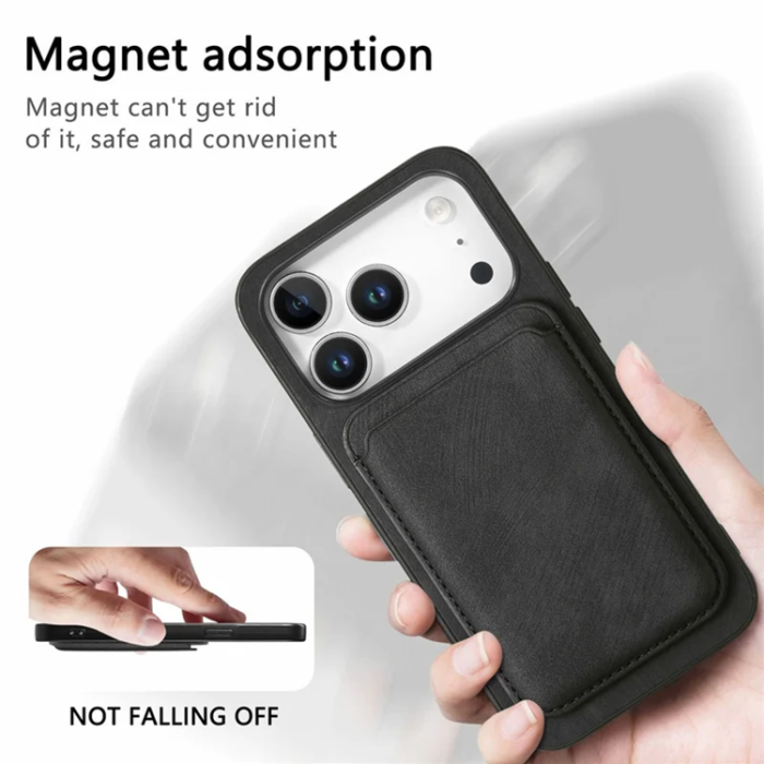 A-One Brand - iPhone 17 Pro Max Mobilskal Retro Detachable - Svart