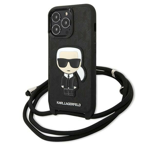 Karl Lagerfeld Mobilskal till iPhone 13 Pro/13 MagSafe Leather Monogram