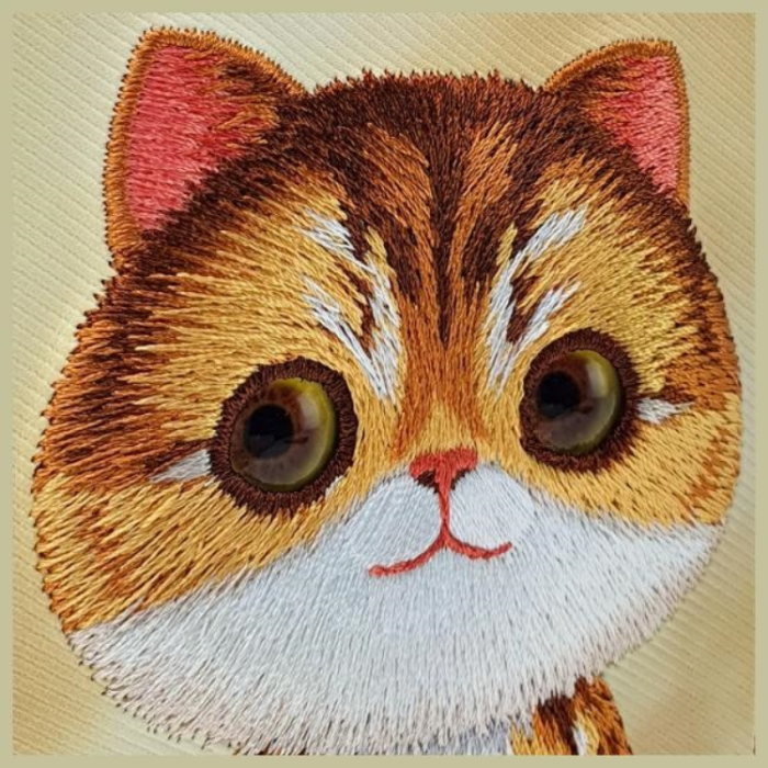 NIMMY - Nimmy iPhone 15 Pro Mobilskal Cool & Cute 2.0 Cat - Khaki