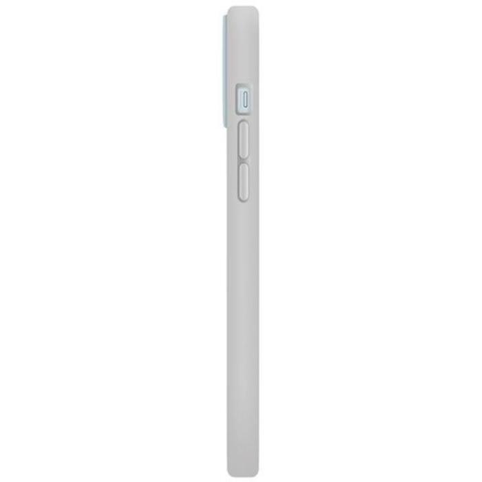 UNIQ - UNIQ iPhone 15 Mobilskal Magsafe Lino Hue - Ljusgrå
