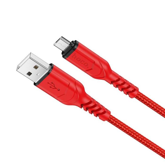 UTGATT1 - Hoco Victory Micro USB Kabel 1m - Röd