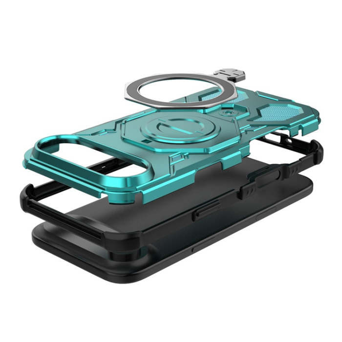 A-One Brand - iPhone 17 Air Mobilskal Rotating Kickstand - Babyblå