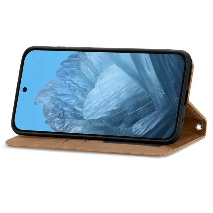 A-One Brand - Google Pixel 10/10 Pro Plånboksfodral Magnetic Absorption - Brun