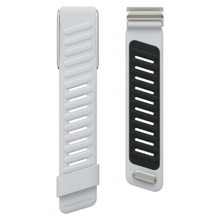 A-One Brand - Whoop 4.0 Armband Silikon Adjustable - Svart/Ljusgrå