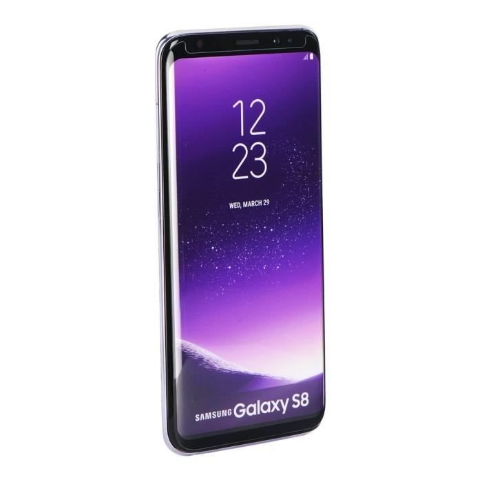 Forcell - 5D Härdat Glas Skärmskydd till Samsung Galaxy S8 Plus (Case friendly) Svart