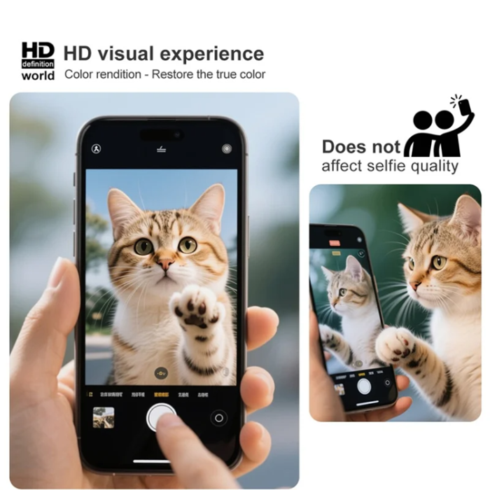 Boom of Sweden - [10-Pack] iPhone 17 Pro/16 Pro Härdat Glas Skärmskydd