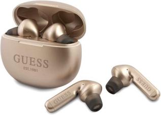 UTGATT1 - Guess TWS Bluetooth H&ouml;rlurar + docking station - Guld