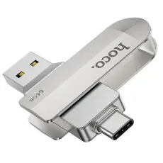 Hoco - HOCO pendrive Wide UD10 USB + Type C 64GB USB3.0