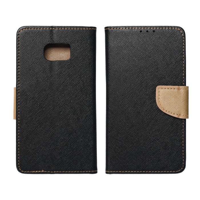 OEM - Fancy Plånboksfodral till Xiaomi Redmi 10 4G (2021/2022) Svart / Guld