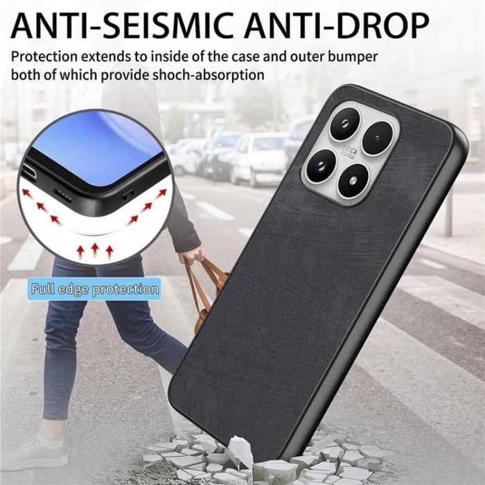 A-One Brand - Mobilskal för Xiaomi 17 Retro Läder Shockproof Slim