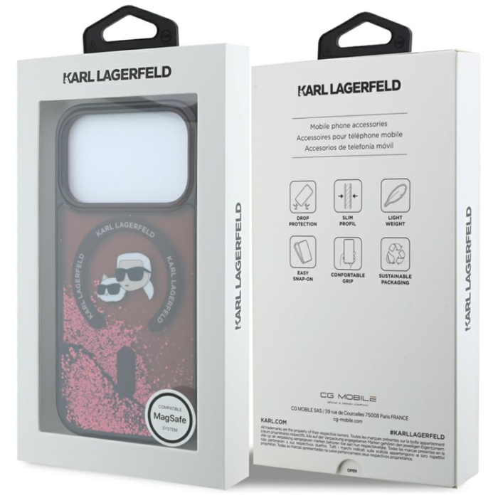 KARL LAGERFELD - Karl Lagerfeld Mobilskal För iPhone 18 Pro Max/17 Pro Max Magsafe Liquid