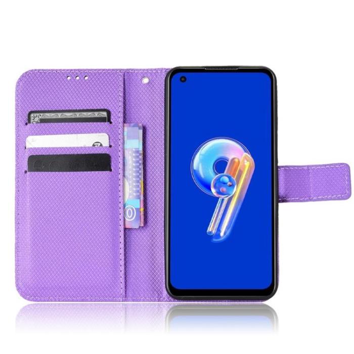 A-One Brand - Asus Zenfone 9 Plånboksfodral Flip - Lila