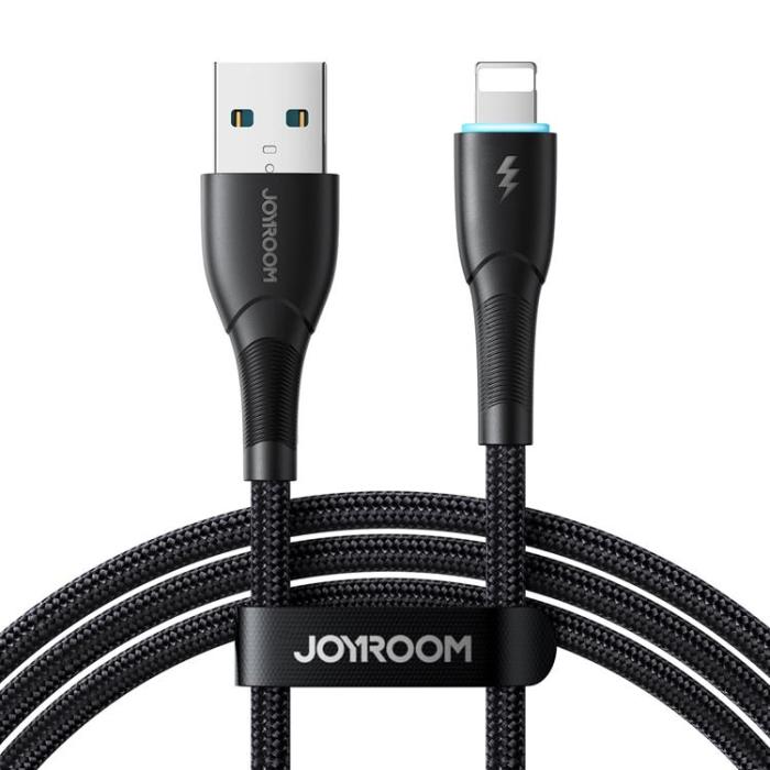 Joyroom - Joyroom Starry USB-A till Lightning kabel 1m - Svart