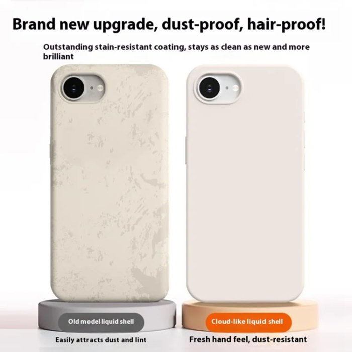 A-One Brand - iPhone 16e Mobilskal Ultra Thin Silikon - Haze Blå