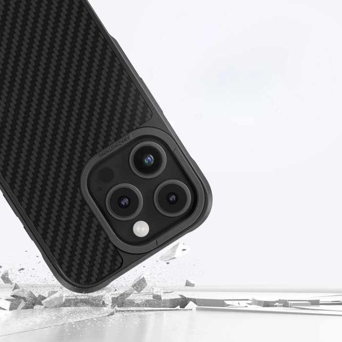 AmazingThing - AmazingThing iPhone 16 Pro Max Mobilskal Titan Max - Svart
