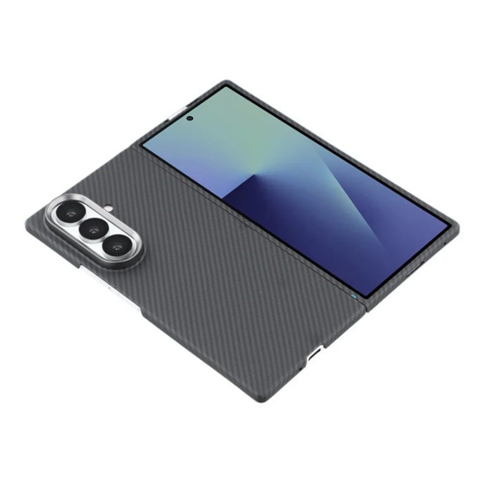 A-One Brand - Galaxy Z Fold 7 5G Mobilskal Magsafe Aramid Fiber 600D - Grå