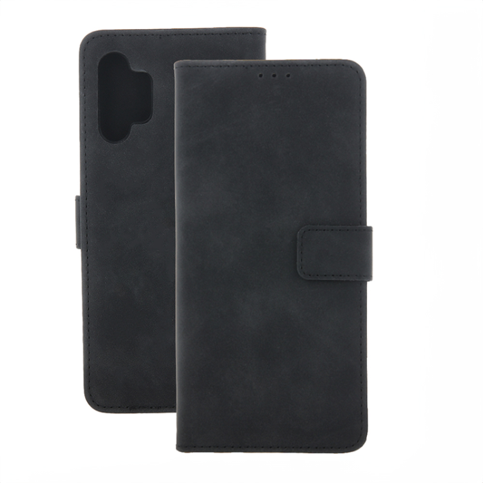 OEM - Galaxy S24 Ultra Plånboksfodral Velvet - Svart