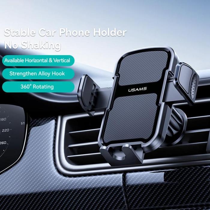 USAMS - USAMS Bilhållare Luftventil ZJ085 - Svart