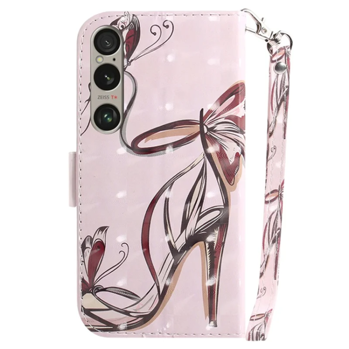 A-One Brand - Sony Xperia 1 VI Plånboksfodral med Handledsrem - Butterfly