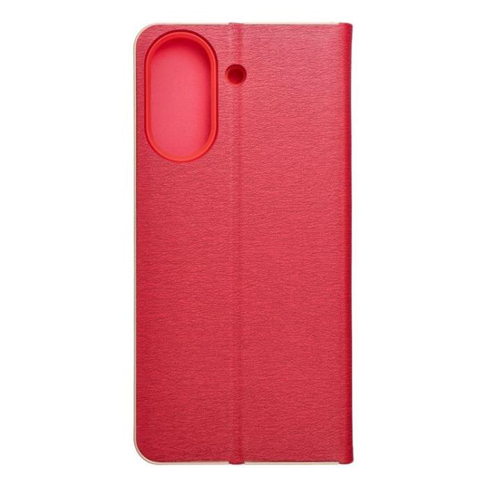 OEM - Xiaomi Redmi 13C/Poco C65 Plånboksfodral Luna Guld - Röd